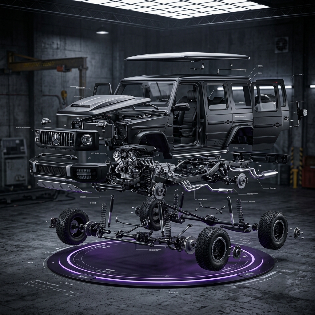 2024 Mercedes-AMG G63 — Exploded view